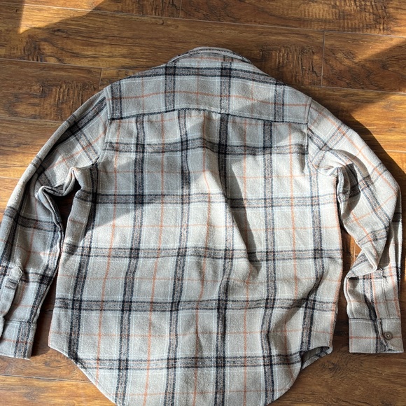 Backcountry Beige and Black Plaid Men's Shirt, size S - Picture 6 of 6